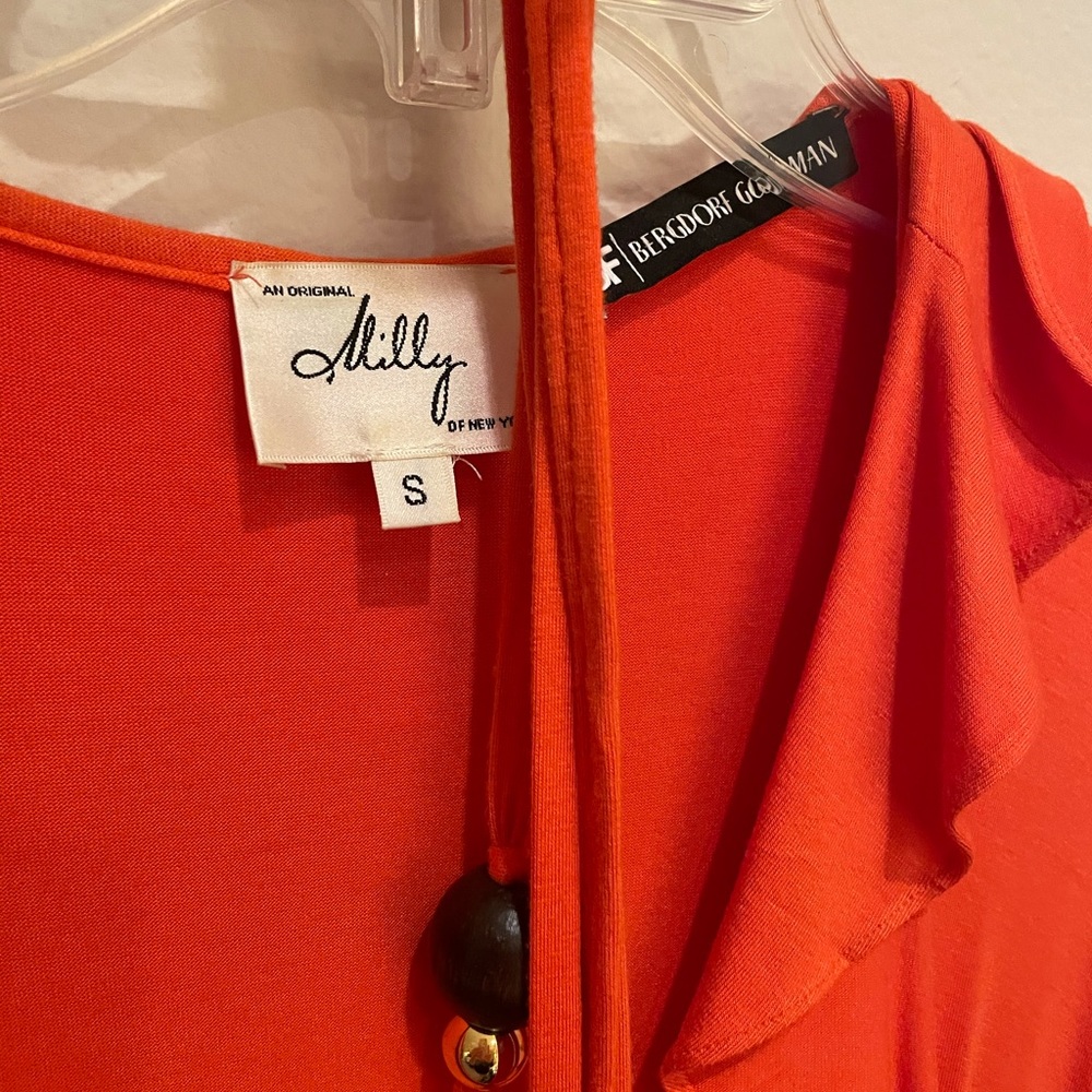 Milly orange dress